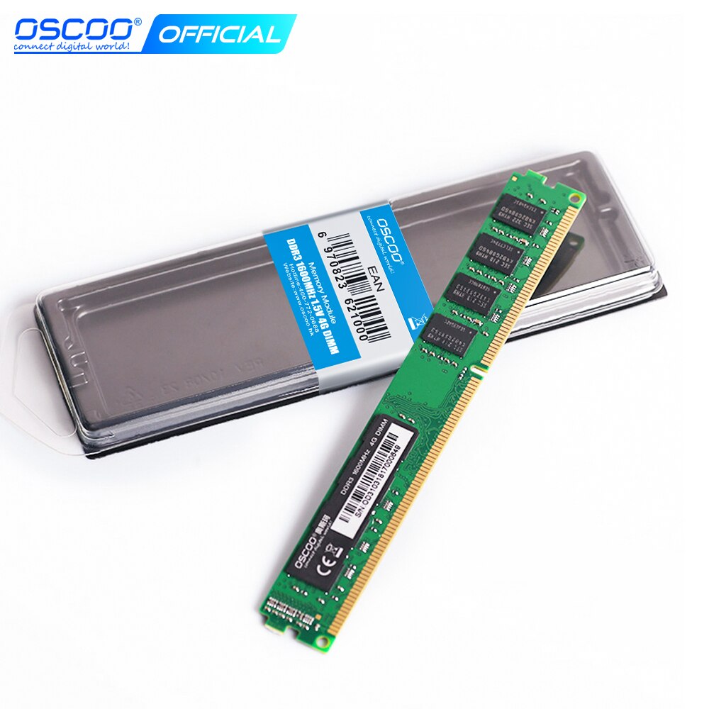 OSCOO ũž Ʈ ޸ UDIMM, DDR3 , PC ǻ ũž  ƮϿ, 8GB, 4GB, 1600 MHz